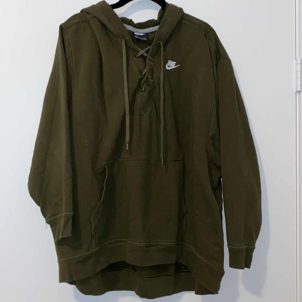Nike Lace Up Hoodie i’m XL